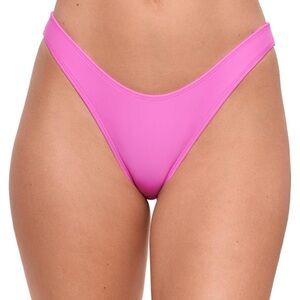 New Sports Illustrated Womens Scoop Hipster Bikini Bottoms Size XL Pop Pink